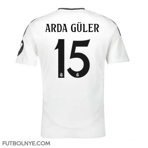 Camiseta Real Madrid Arda Guler #15 Primera Equipación 2024-25 manga corta